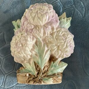 Vintage McCoy Hydrangea Floral Vase